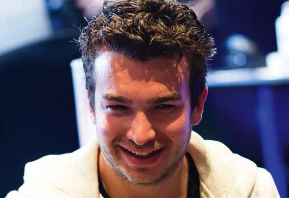 Moorman delighted with his award, just look at the smile on his face...
